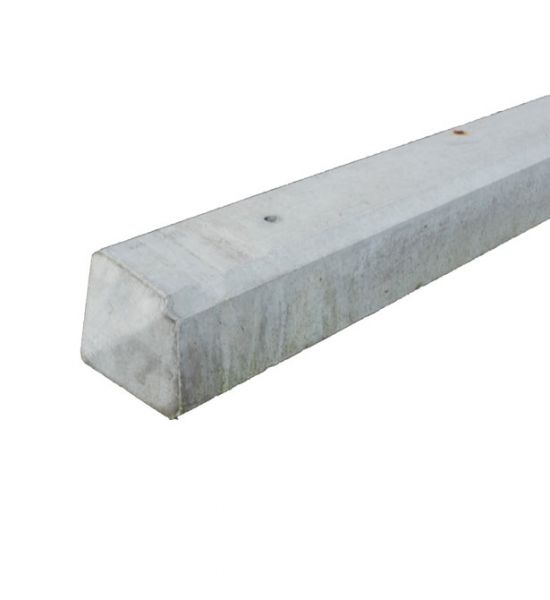 Betonpaal beton-wit piramide (voor tuinscherm) 280cm 10/10